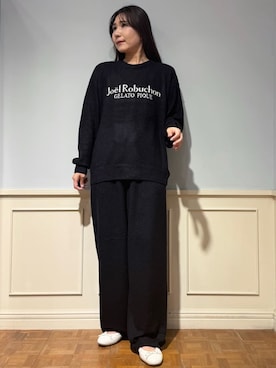 「アイテム（ルームウェア、ブラック系）」を使った、gelato piqueさん（レディース・158cm）の秋コーディネート