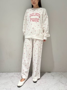 「アイテム（ルームウェア/パジャマ）」を使った、gelato piqueさん（レディース・150cm）の秋コーディネート