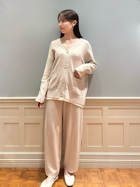 「アイテム（ルームウェア/パジャマ）」を使った、gelato piqueさん（レディース・161cm）の秋コーディネート