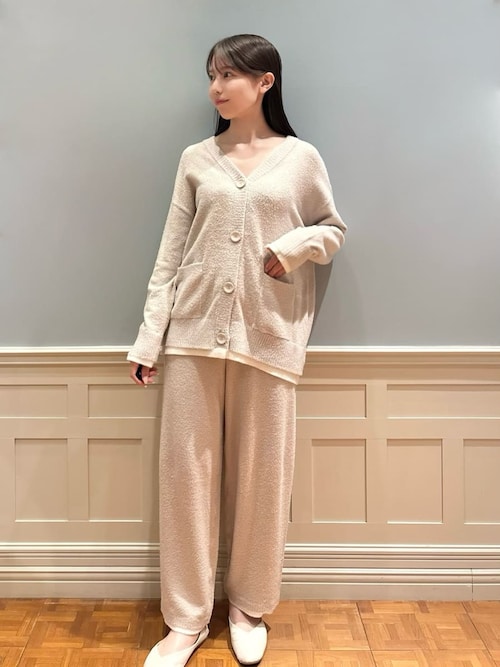 セール】レイヤードホットスムーズィーカーディガン（ルームウェア