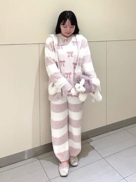 「アイテム（ルームウェア）」を使った、gelato piqueさん（レディース・155cm）の秋コーディネート