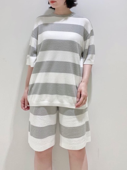セール】【HOMME】スムーズィーlite2ボーダープルオーバー