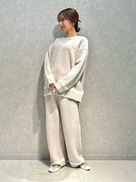 「アイテム（ルームウェア/パジャマ）」を使った、gelato piqueさん（レディース・156cm）の冬コーディネート