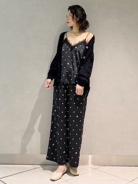 「アイテム（ルームウェア）」を使った、gelato piqueさん（レディース・168cm）の春コーディネート