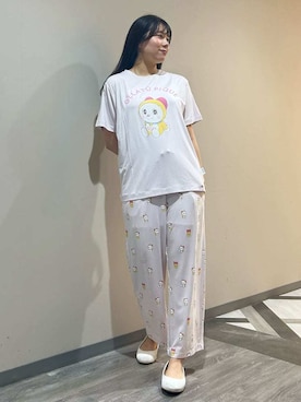 「アイテム（ルームウェア）」を使った、gelato piqueさん（レディース・165cm）の夏コーディネート