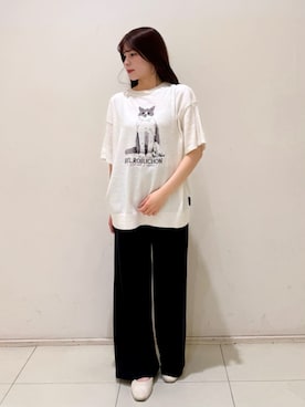 「アイテム（ルームウェア）」を使った、gelato piqueさん（レディース・151cm）の春コーディネート