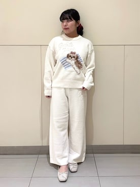 「アイテム（シュシュ）」を使った、gelato piqueさん（レディース・155cm）の秋コーディネート