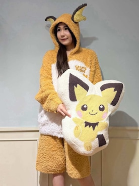 「アイテム（ルームウェア、オレンジ系）」を使った、gelato piqueさん（レディース・158cm）の秋コーディネート