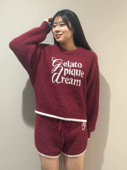 セール】ラメフェザープルオーバー（ルームウェア/パジャマ）｜gelato