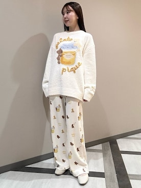 「アイテム（ルームウェア）」を使った、gelato piqueさん（レディース・158cm）の夏コーディネート