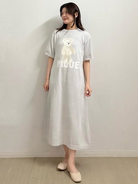 「アイテム（ルームウェア/パジャマ）」を使った、gelato piqueさん（レディース・164cm）の夏コーディネート