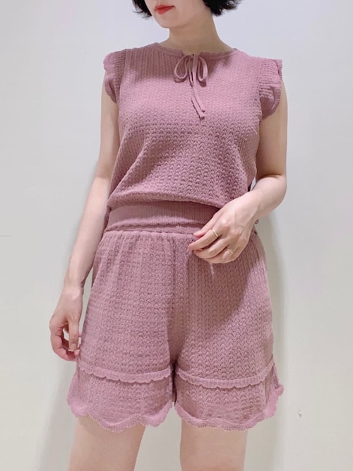 ジェラートピケ　ロゼッタ ニットルームウェア ジェラートピケ ロゼッタ ニットルームウェア ジェラートピケ