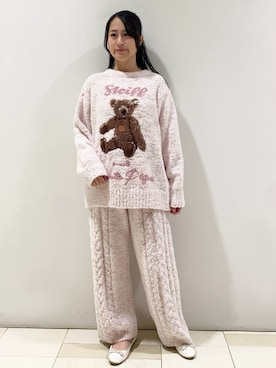 「アイテム（ルームウェア）」を使った、gelato piqueさん（レディース・150cm）の冬コーディネート