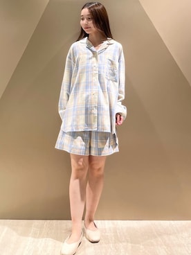 「アイテム（ルームウェア）」を使った、gelato piqueさん（レディース・150cm）の秋コーディネート