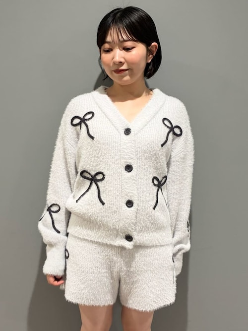 リボンフェザーショートパンツ（ルームウェア/パジャマ）｜gelato