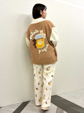 「アイテム（ルームウェア/パジャマ）」を使った、gelato piqueさん（レディース・153cm）の夏コーディネート
