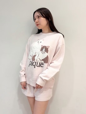 「アイテム（ルームウェア/パジャマ）」を使った、gelato piqueさん（レディース・158cm）の冬コーディネート