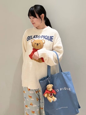 「アイテム（ルームウェア）」を使った、gelato piqueさん（レディース・158cm）の秋コーディネート