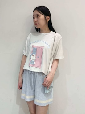 「アイテム（ポーチ）」を使った、gelato piqueさん（レディース・158cm）の夏コーディネート
