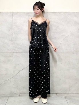 「アイテム（ルームウェア）」を使った、gelato piqueさん（レディース・166cm）の春コーディネート