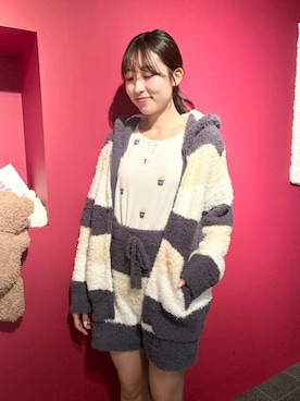 「ワッフル」｜「アイテム（ルームウェア/パジャマ）」を使った、gelato piqueさん（レディース・160cm）の秋コーディネート