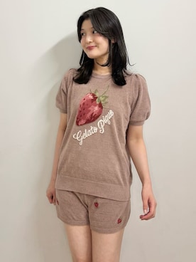 「アイテム（ルームウェア/パジャマ）」を使った、gelato piqueさん（レディース・164cm）の夏コーディネート