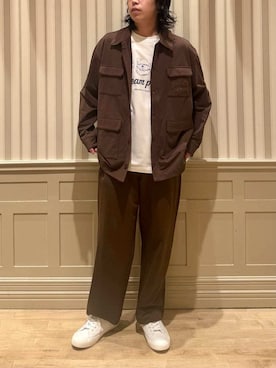 「アイテム（ルームウェア）」を使った、gelato piqueさん（メンズ・170cm）の夏コーディネート