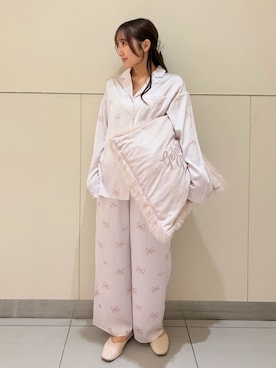 「アイテム（その他ルームウェア）」を使った、gelato piqueさん（レディース・158cm）の秋コーディネート