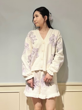 「アイテム（ルームウェア/パジャマ）」を使った、gelato piqueさん（レディース・158cm）の秋コーディネート