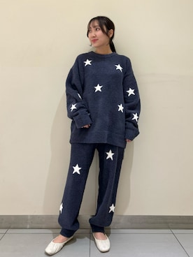 「スター」｜gelato piqueさん（レディース・158cm）の冬コーディネート