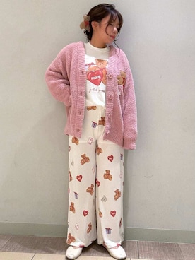 「アイテム（その他ルームウェア）」を使った、gelato piqueさん（レディース・158cm）の秋コーディネート