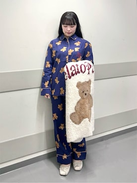 「アイテム（ブランケット）」を使った、gelato piqueさん（レディース・155cm）の秋コーディネート