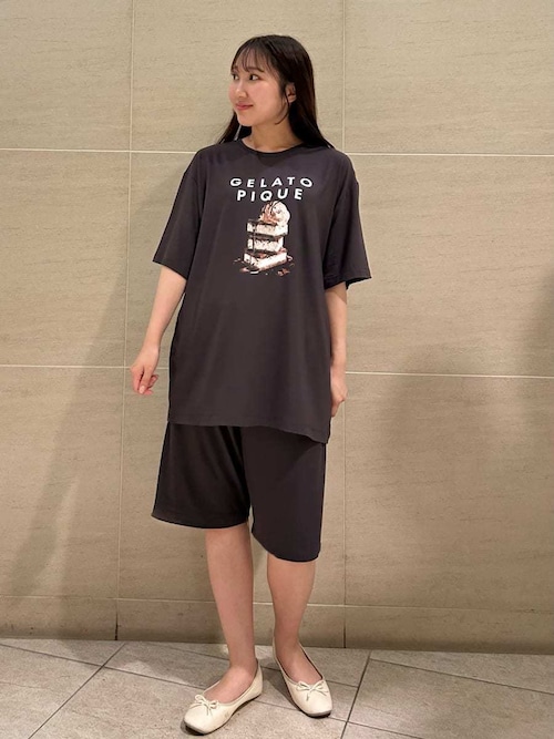 接触冷感】COOLレーヨンデザートロゴワンピース（ワンピース