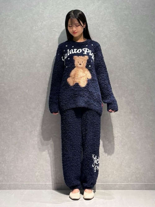 ONLINE限定】【HOLIDAY】ジェラートスノーベアジャガードプルオーバー