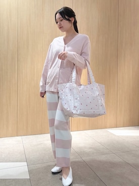 「アイテム（マタニティウェア/グッズ、ピンク系）」を使った、gelato piqueさん（レディース・158cm）の春コーディネート