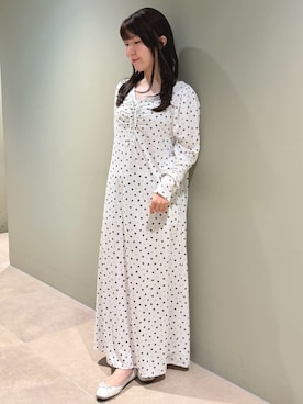 「アイテム（ルームウェア）」を使った、gelato piqueさん（レディース・152cm）の秋コーディネート