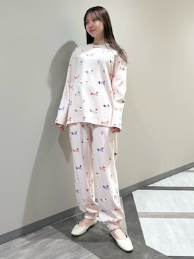 「アイテム（ルームウェア/パジャマ）」を使った、gelato piqueさん（レディース・158cm）の秋コーディネート