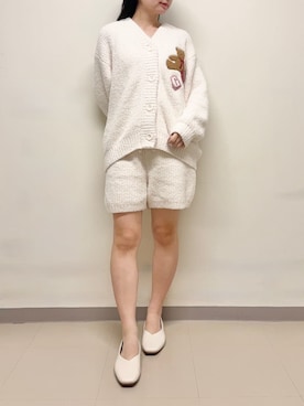 「アイテム（ルームウェア）」を使った、gelato piqueさん（レディース・151cm）の秋コーディネート