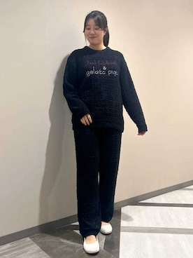 「アイテム（ルームウェア/パジャマ）」を使った、gelato piqueさん（レディース・165cm）の秋コーディネート