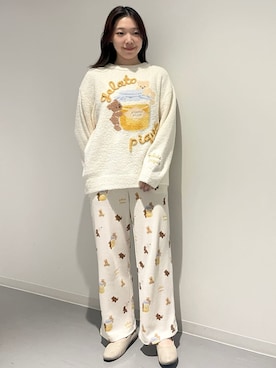 「アイテム（ルームウェア）」を使った、gelato piqueさん（レディース・162cm）の夏コーディネート