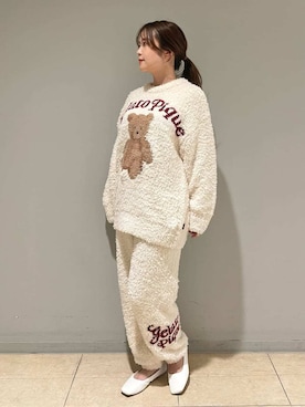 「アイテム（ルームウェア）」を使った、gelato piqueさん（レディース・157cm）の秋コーディネート