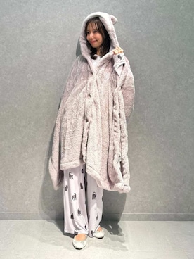 「アイテム（寝具）」を使った、gelato piqueさん（レディース・156cm）の秋コーディネート