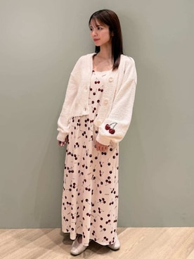 「アイテム（ルームウェア/パジャマ）」を使った、gelato piqueさん（レディース・156cm）の冬コーディネート