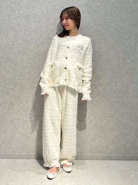 「アイテム（ルームウェア）」を使った、gelato piqueさん（レディース・156cm）の秋コーディネート