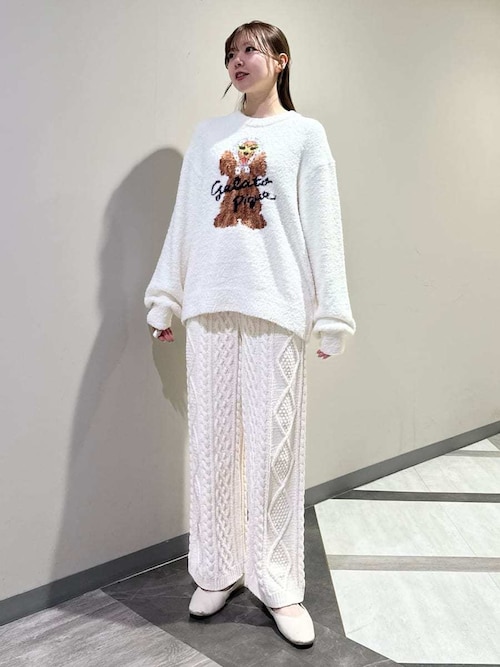 gelato pique（ジェラートピケ） パジャマ ルームウェア スフレアラン