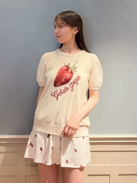 「アイテム（ルームウェア/パジャマ）」を使った、gelato piqueさん（レディース・161cm）の夏コーディネート