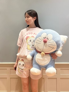 「アイテム（ルームウェア）」を使った、gelato piqueさん（レディース・161cm）の夏コーディネート