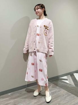 「アイテム（ルームウェア）」を使った、gelato piqueさん（レディース・158cm）の冬コーディネート