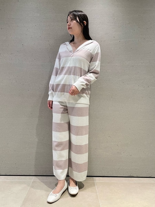 スムーズィー2ボーダーロングパンツ（ルームウェア/パジャマ）｜gelato