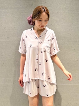 「アイテム（ルームウェア）」を使った、gelato piqueさん（レディース・157cm）の夏コーディネート